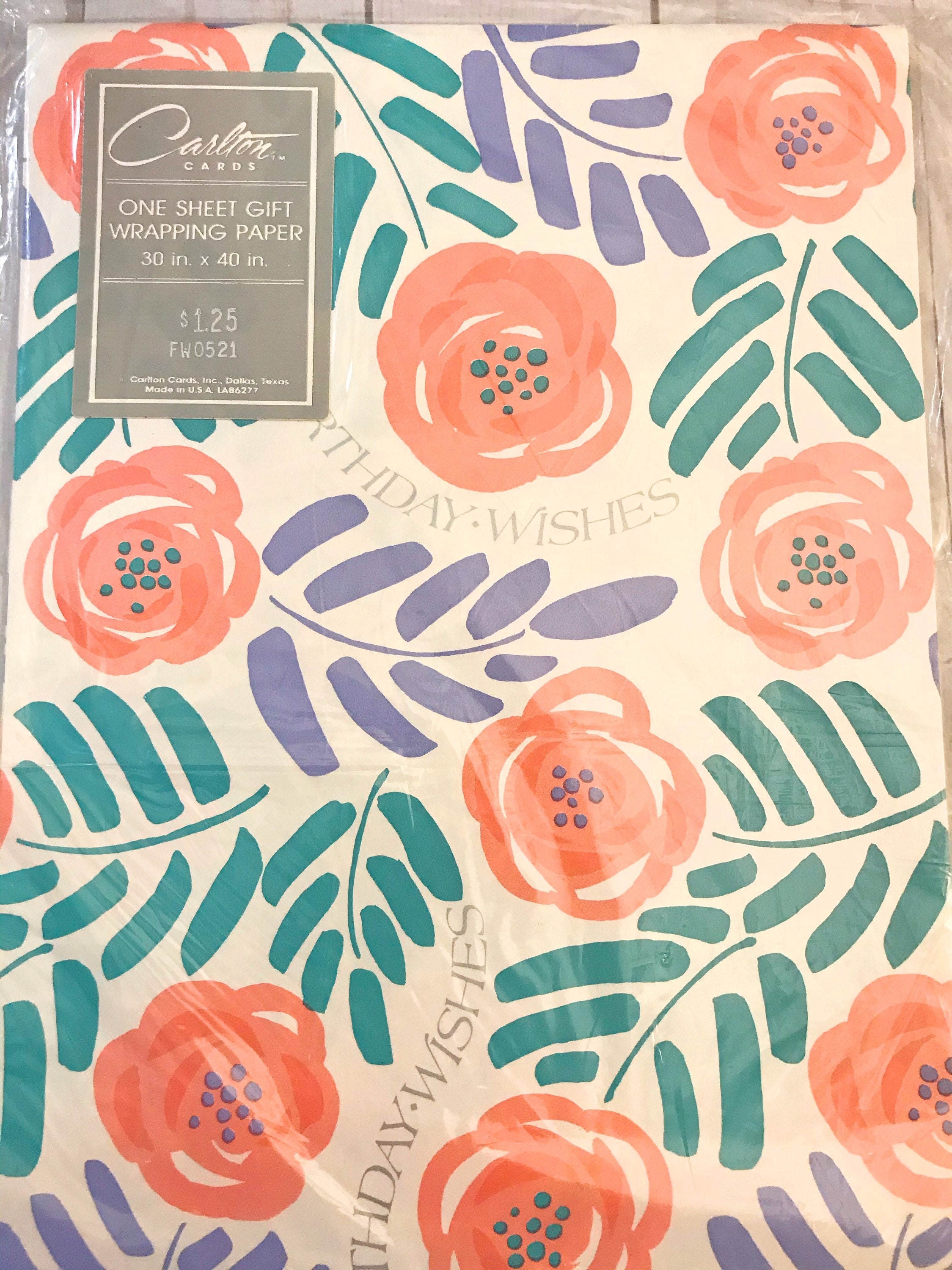 Vintage Wrapping Paper. Birthday Wrapping Paper. Etsy New Zealand