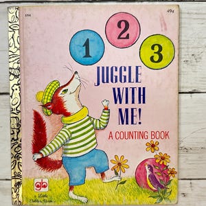 Vintage Juggle With Me, A Counting Book - Little Golden Book