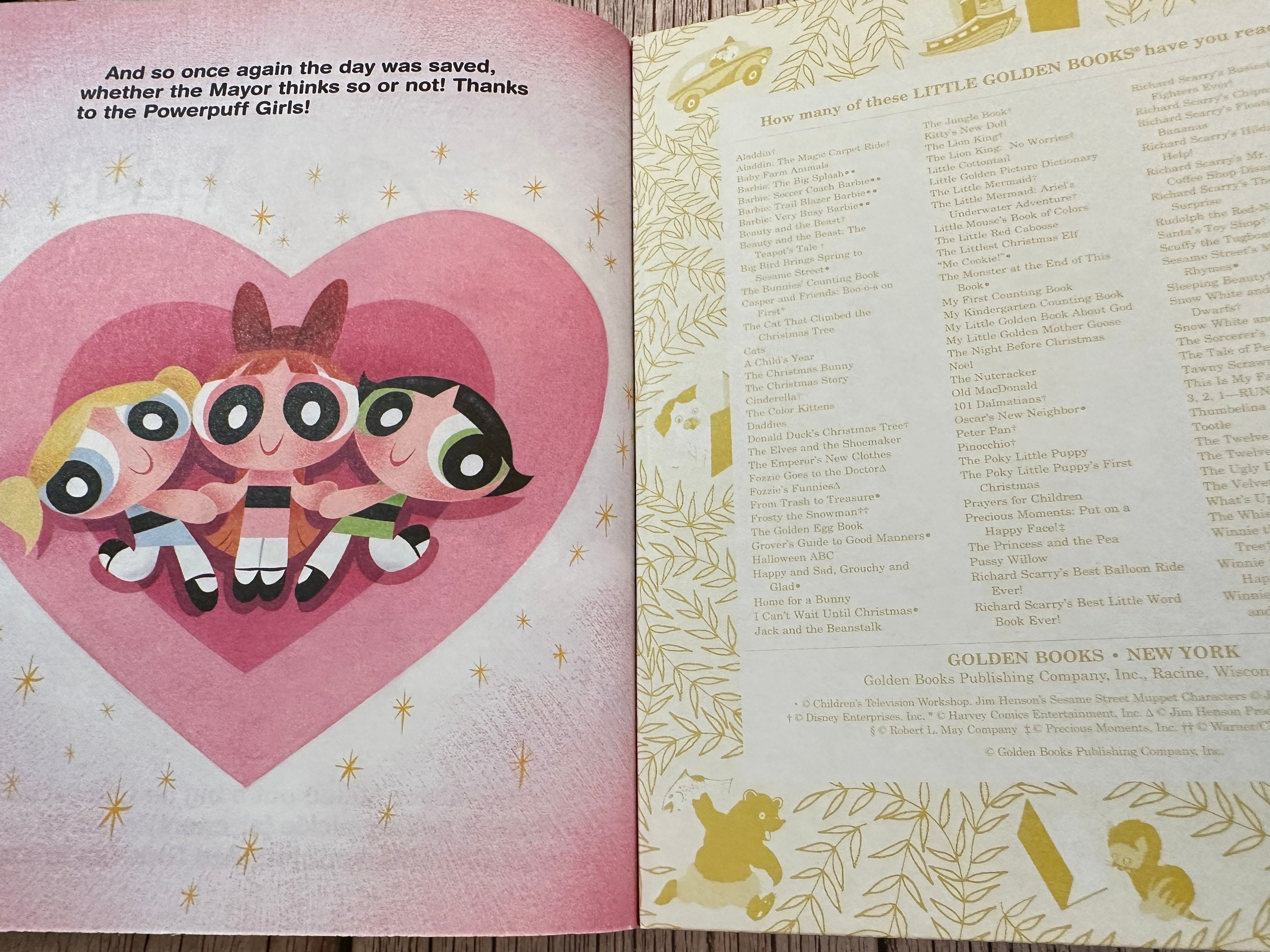 The Powerpuff Girls, Big Terrible Trouble. A Little Golden Book