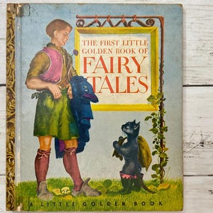 The First Little Golden Book Of Fairy Tales - Vintage Children&#39;s Book