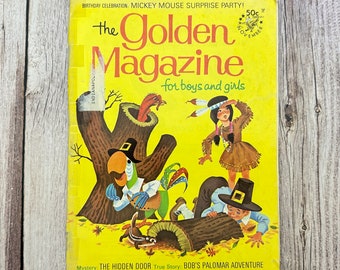 The Golden Magazine For Boys And Girls. Vintage Children's Magazine. November 1968.