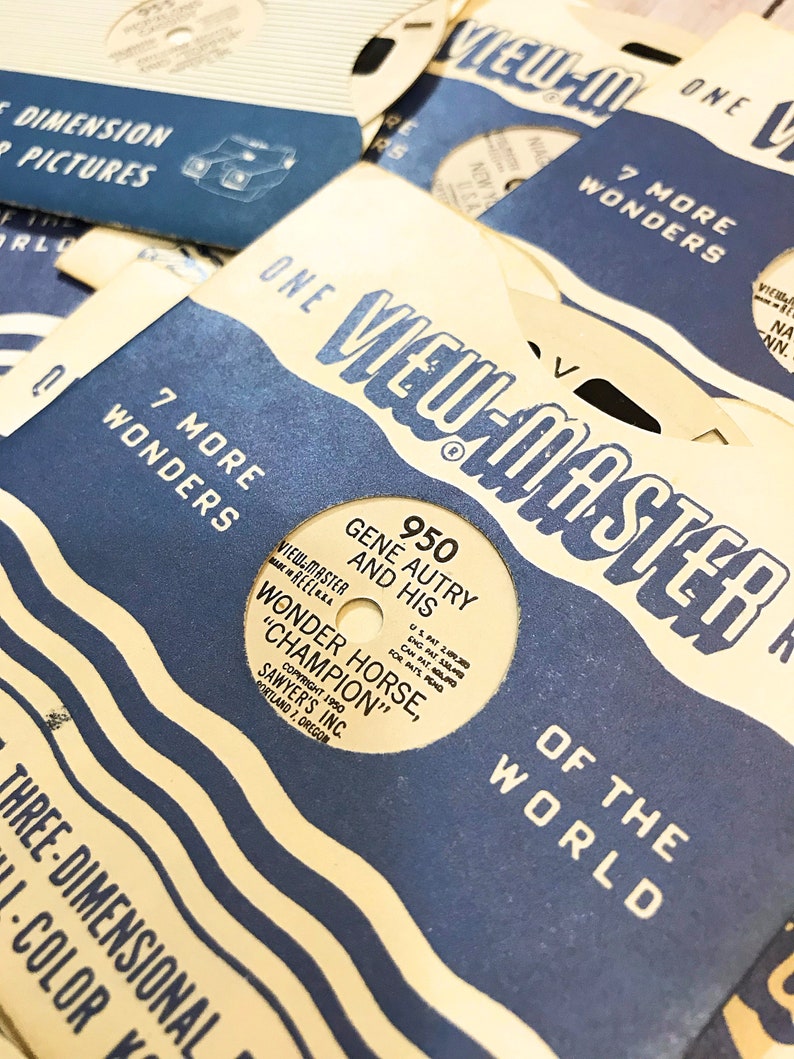 Vintage Viewmaster Reels. Random View-Master Reels. 5