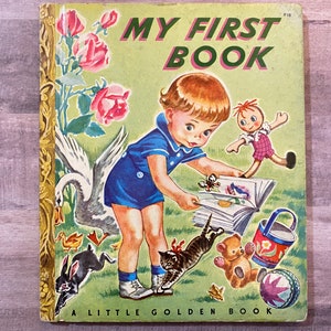 Vintage Little Golden Book - My First Book