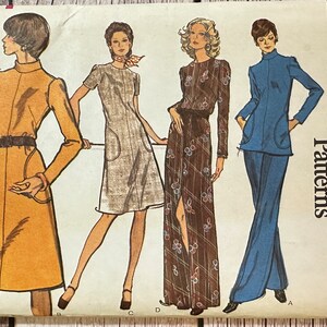 Vogue Sewing Pattern 8452 - Uncut - Vintage Dress Tunic And Pants