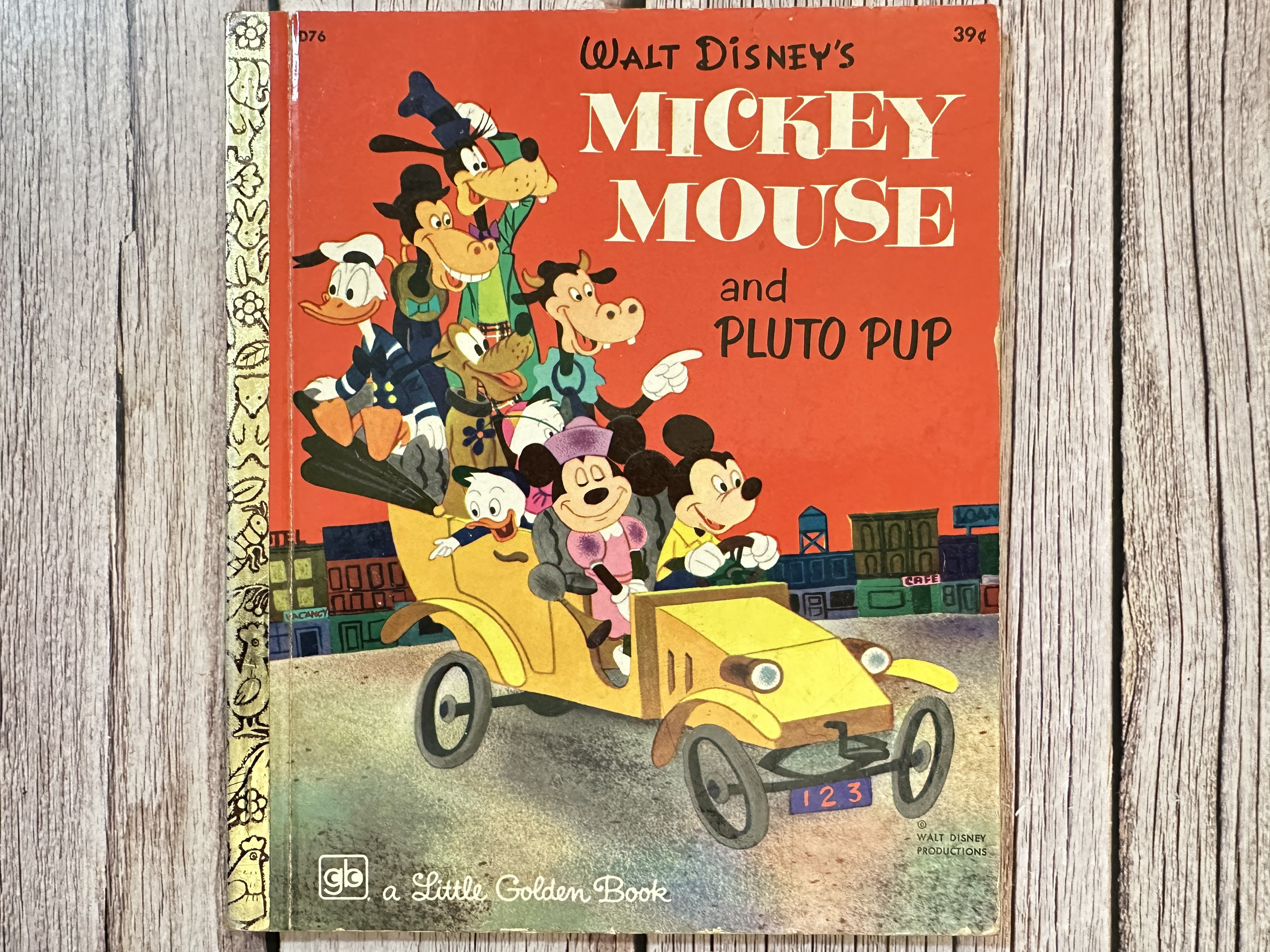 Mickey Mouse and Pluto Character Authentic Licensed Photo Album Book
