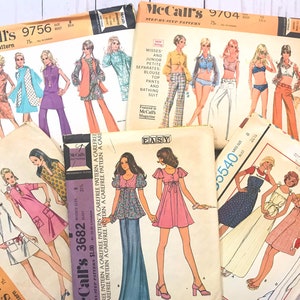 Patrón de costura vintage de McCall: vestido, chaleco, pantalón y traje de baño
