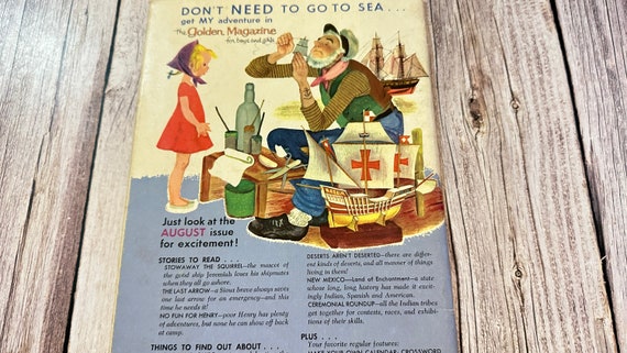 The Golden Magazine for Boys and Girls. Vintage Children's Magazine. July  1965. - Etsy