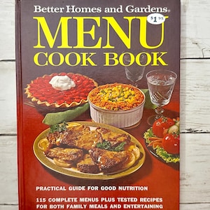 Vintage Better Homes & Gardens Menu Kookboek - Recepten 1972