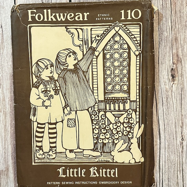 Folkwear Ethnic Patterns 110. Little Kittel. Uncut Pattern.