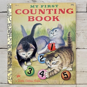 Vintage &#39;My First Counting Book&#39; - A Little Golden Book