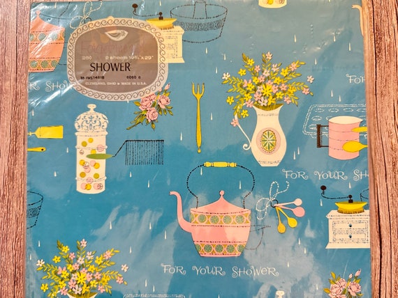 Vintage Forget Me Not Wrapping Paper - Shower Gift Wrap Wedding Bride And Groom Home
