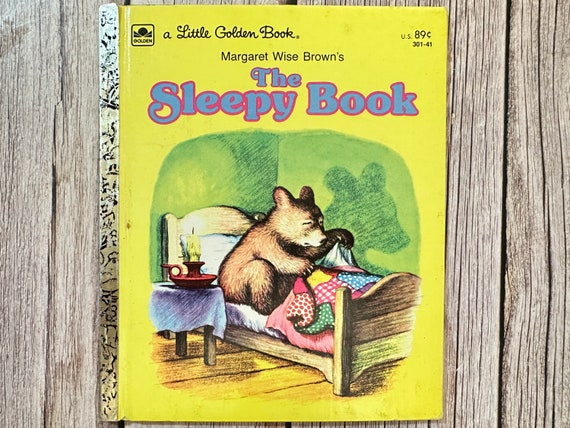 The Sleepy Book, A Little Golden Book. Vintage Children's