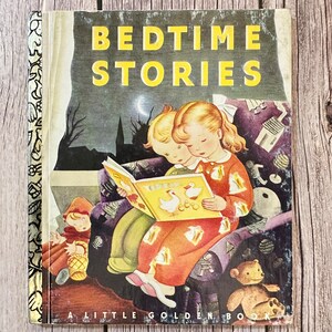 Cuentos para dormir, un pequeño libro de oro. Edición 50 Aniversario. Libro infantil vintage.