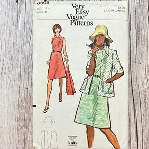 Vogue Sewing Pattern 8505 - Uncut - Vintage Dress And Jacket
