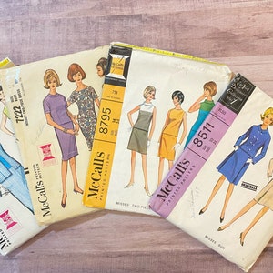 Vintage McCall&#39;s Sewing Pattern: Misses&#39; Suit, Two-Piece Dress