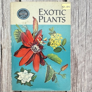 A Golden Nature Guide. Exotic Plants. Vintage Book.