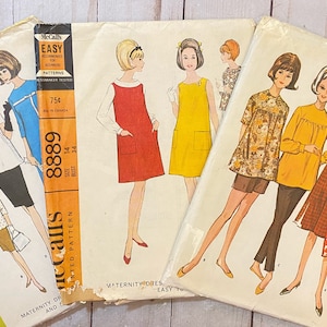 Vintage Maternity Sewing Pattern. McCall’s Sewing Pattern. Maternity Dress. Uncut Pattern.