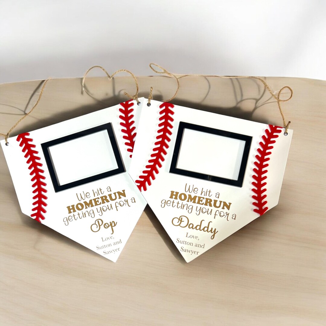 Personalized Baseball Frame, Fathers Day 2025, Hanging Baseball Frame ...