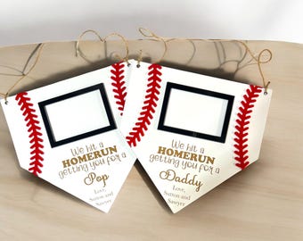 Personalized Baseball Picture Frame, Coach Gift