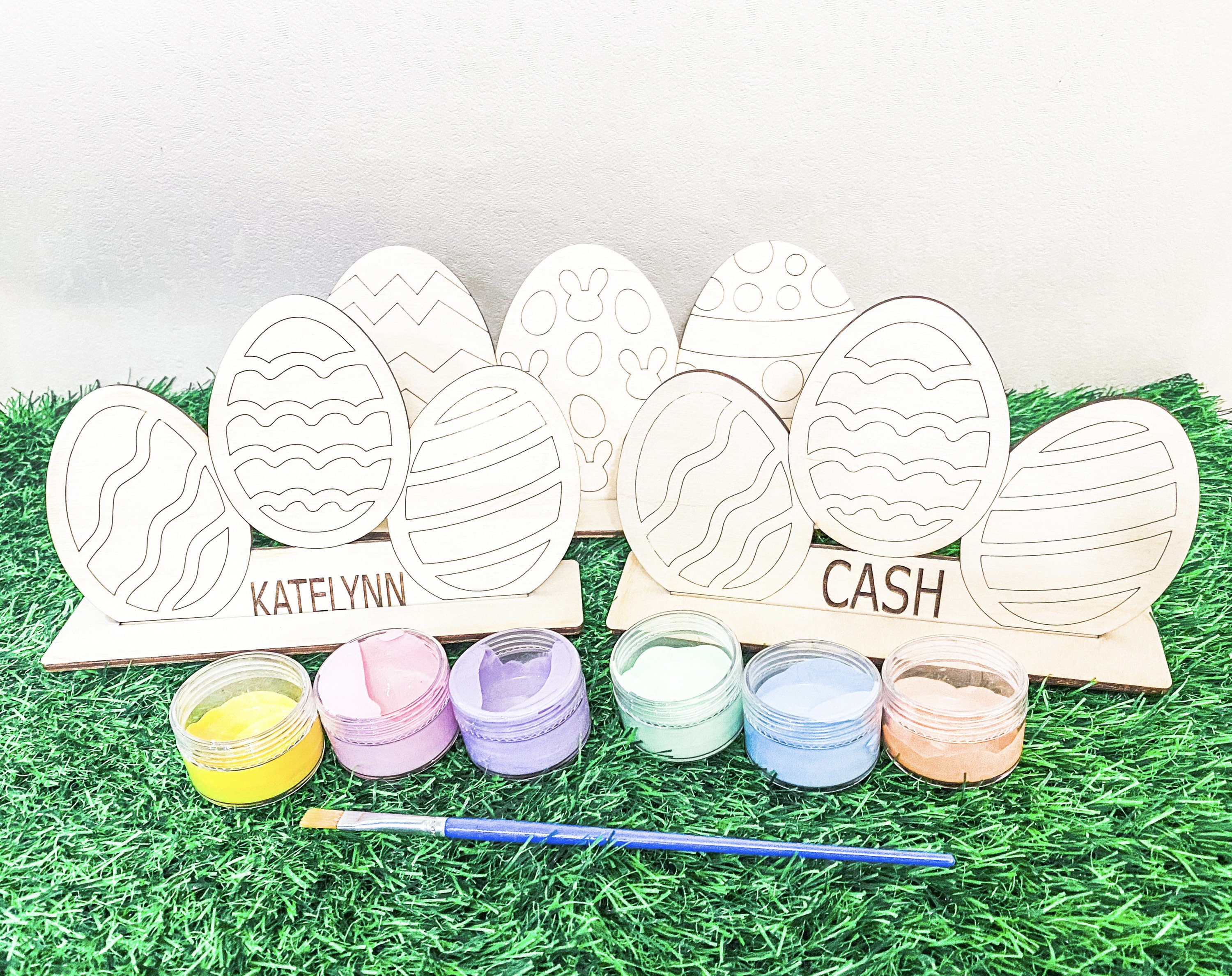 Personalized Easter Egg Paint Set Custom Easter Paint Kit Etsy