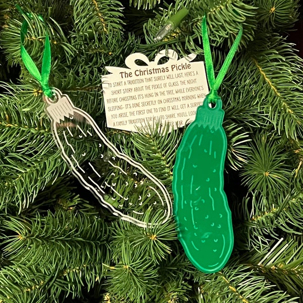 Pickle Ornament Etsy
