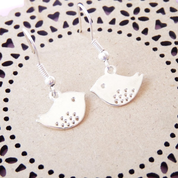 CUTE BIRD EARRINGS, Boxed, For Valentines Day, Anniversary, Mothers Day, Birthday, Daughter, Sister, Friend, Jewellery, Co-worker, Birthday