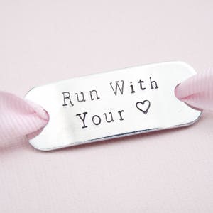 TRAINER TAGS RUNNING Gift Womens Mens Marathon 5k 10k Personalised Inspiration For Friend Mum Dad Wife Sister Club Run Christmas Birthday image 3
