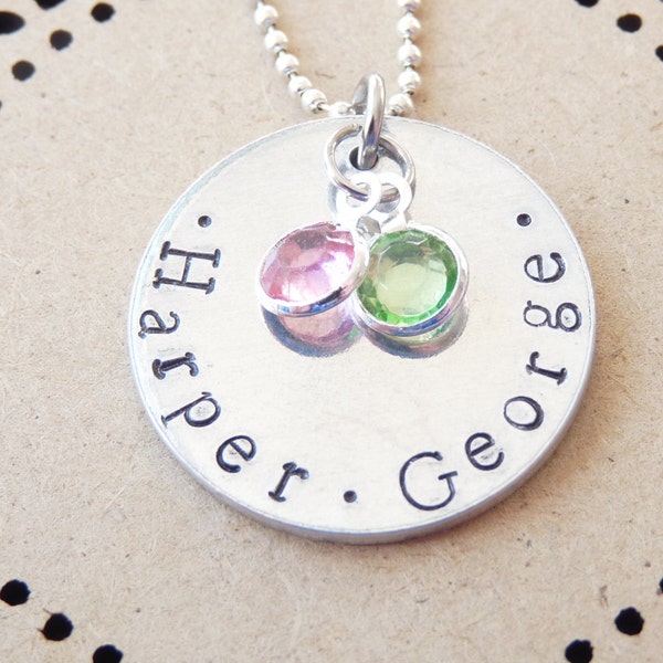 PERSONALISED MOTHERS NECKLACE, Christmas Birthday, from Son, Daughter, Husband, For Her, Mother, Nanna, Sister, Jewellery, Gift, Mothers Day