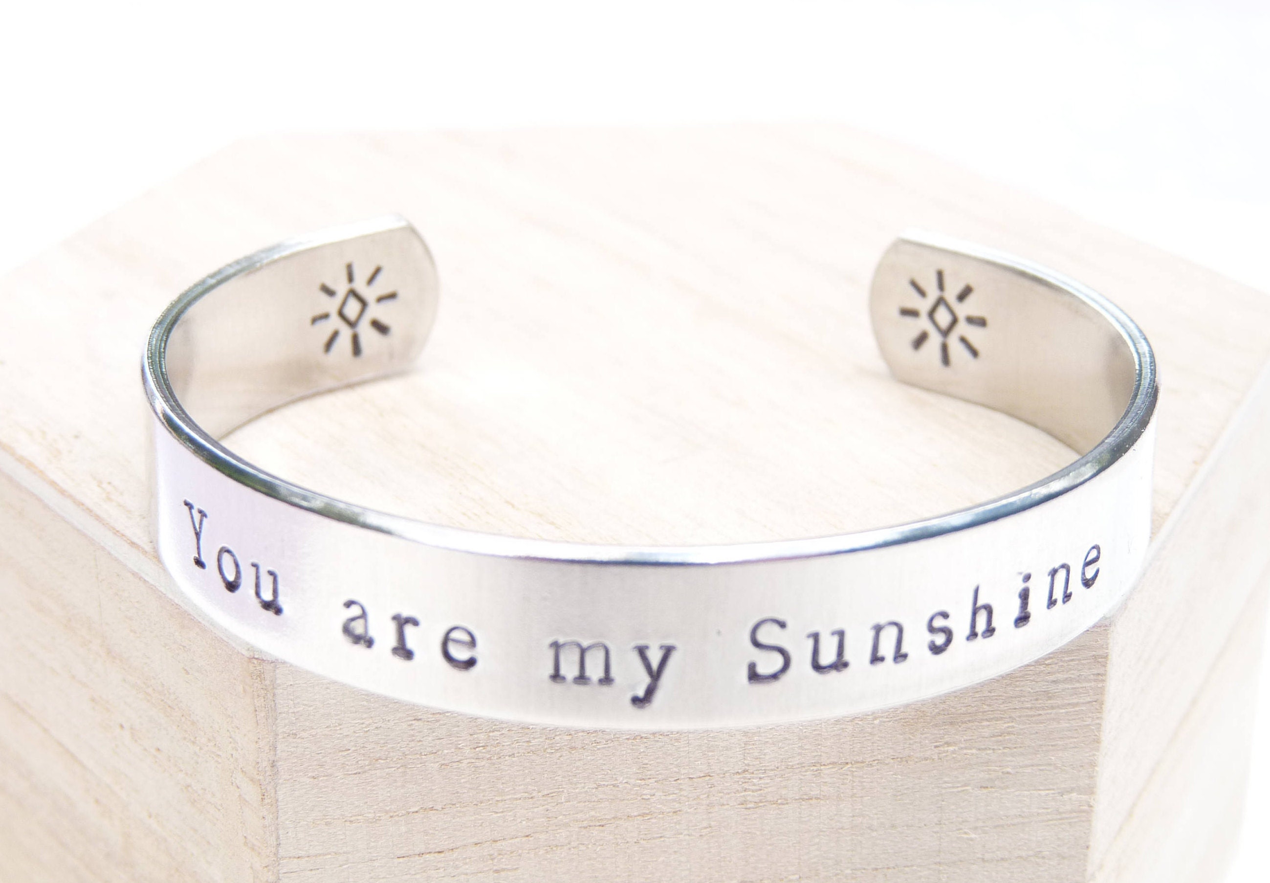 Braccialetto con icona con perline You Are My Sunshine