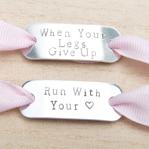 TRAINER TAGS RUNNERS Gift For Inspiration, 5k 10k Half Marathon Running Club Team Friend Wife Shoe Accessories Customise Me! Christmas Gift