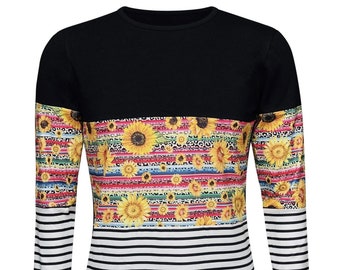 Serape Sunflower Long Sleeve