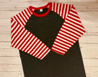 Striped raglan shirts Clearance