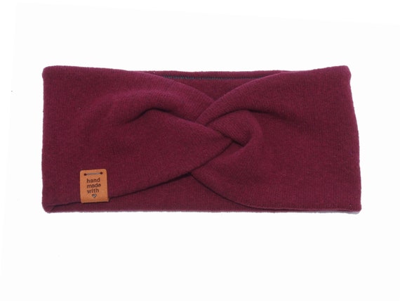 Headband made of cotton knit fabric vegan cotton ladies bandeau hairband in six colors