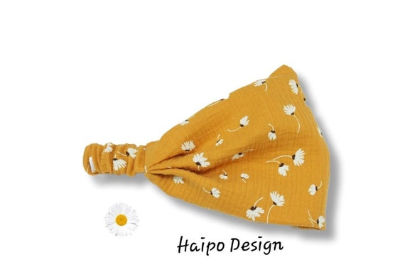 Headscarf bandana made of organic muslin sun protection for children and women kidcore style