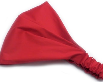 Hairband in red bandana headband sun protection headscarf
