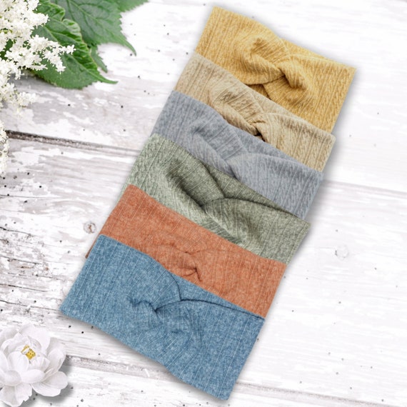 Twist Headband, Bandeau for Women Hairband Children Knot Headband Viscose Jersey Yoga Sport Leisure