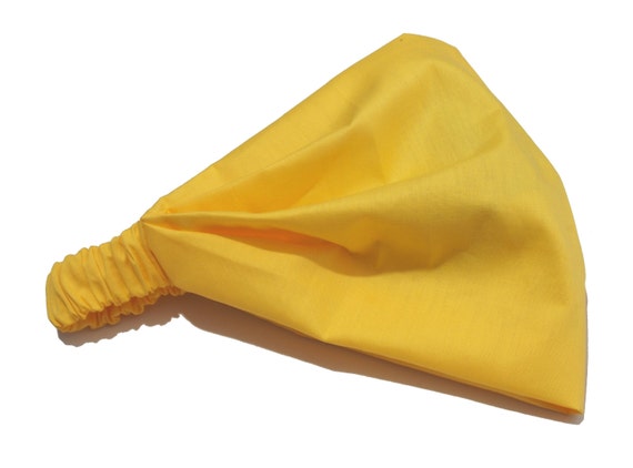 Bandana summer scarf headscarf yellow sun protection desired size
