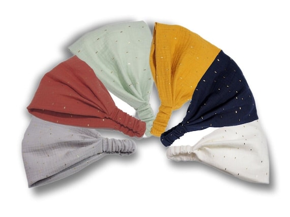 Bandana muslin hairband women's headscarf sun protection color selection