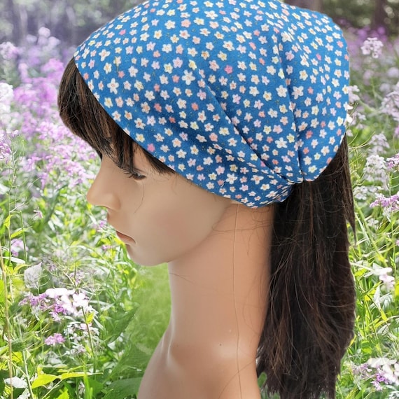 Bandana headscarf made of muslin in 17 colors, sun protection for children and adults