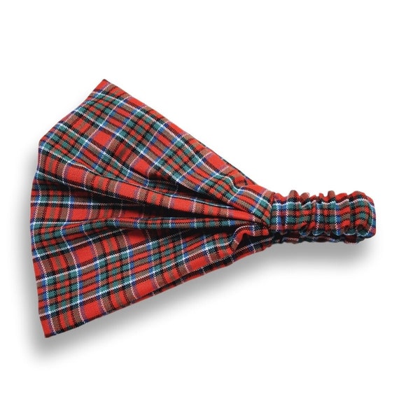 Bandana Headscarf Tartan Ladies Hairband Children Sun Protection Plaid