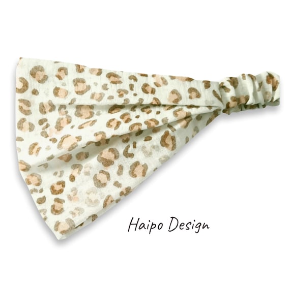 Leo Bandana Headscarf made of organic muslin - 4 sizes, 100% cotton, Oeko-Tex certified, handmade, headband for babies to adults