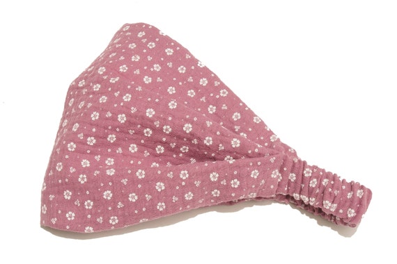 Headscarf bandana sun protection women's hairband children's old pink floral