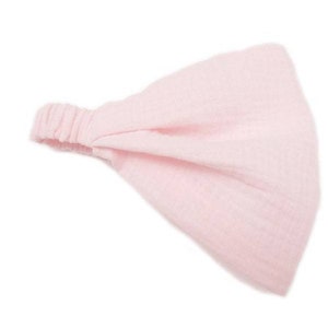 Bandana Kopftuch aus Musselin in 10 Farben, Sonnenschutz für Kinder und Erwachsene Rosa