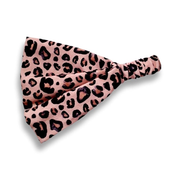 Bandana headscarf muslin leopard print women's hairband children sun protection