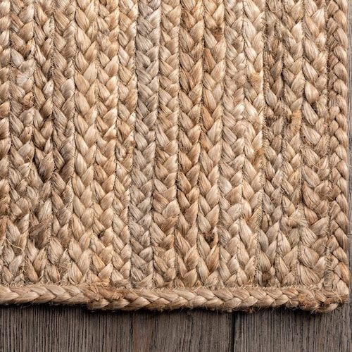 Natural Jute Braided Rug Handmade, How To Keep A Jute Rug In Place