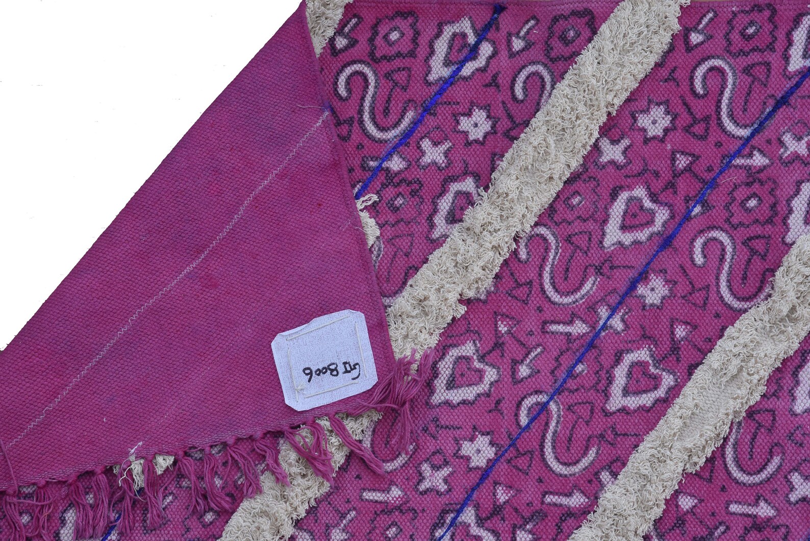 Pink Printed Rug 3x5 African Tribal Pattern Rug Handmade Etsy