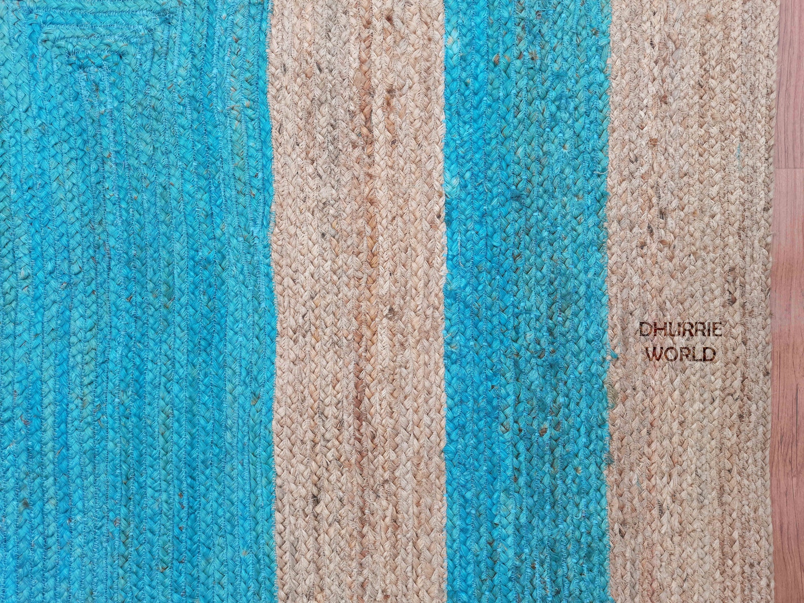 6x9 8x10 9x12 Blue Jute Braided Rug Natural Jute Area Rug Etsy