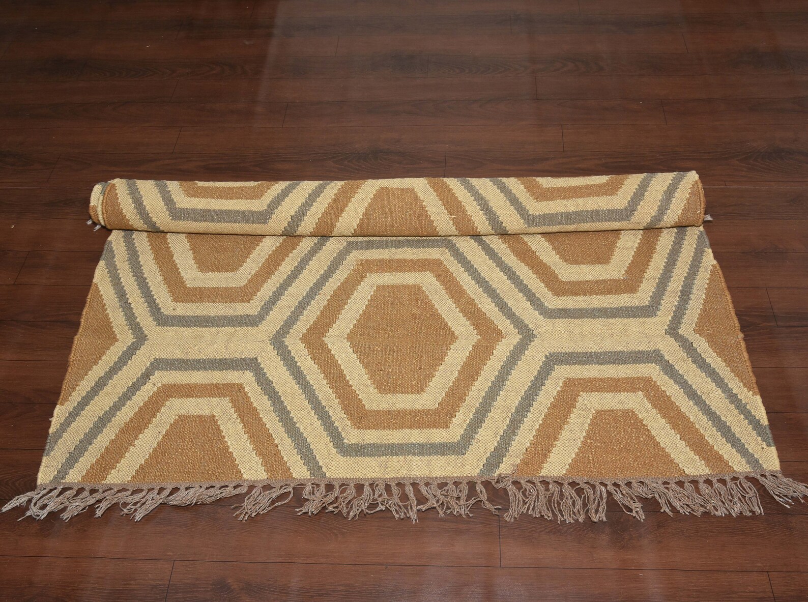 Jute Kilim Rug Wool & Jute Rug 4x6 Rug Handwoven Kilim Rug Etsy