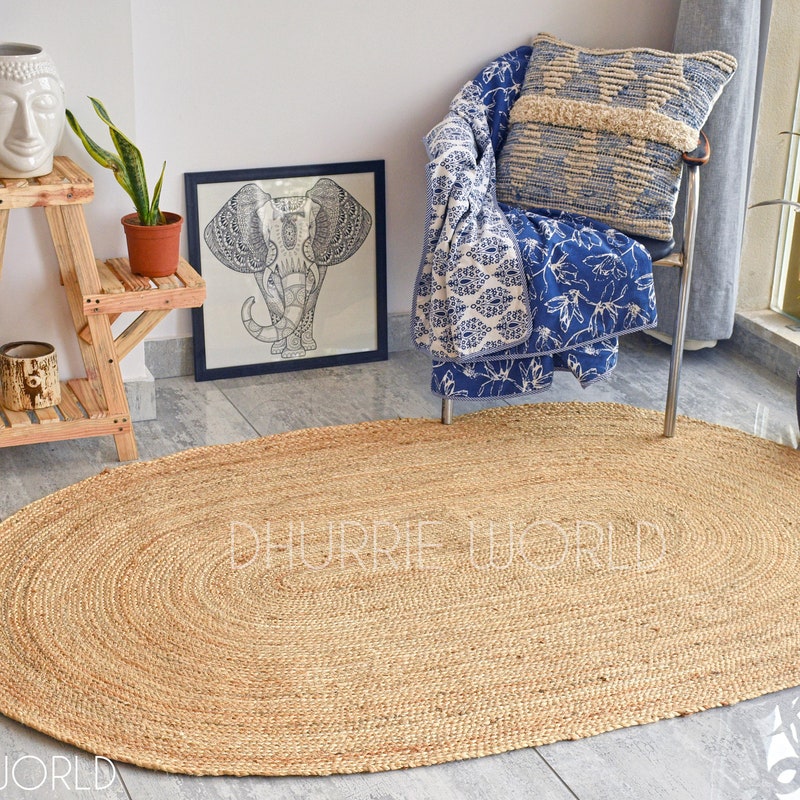 Oval Rag Rug - Etsy