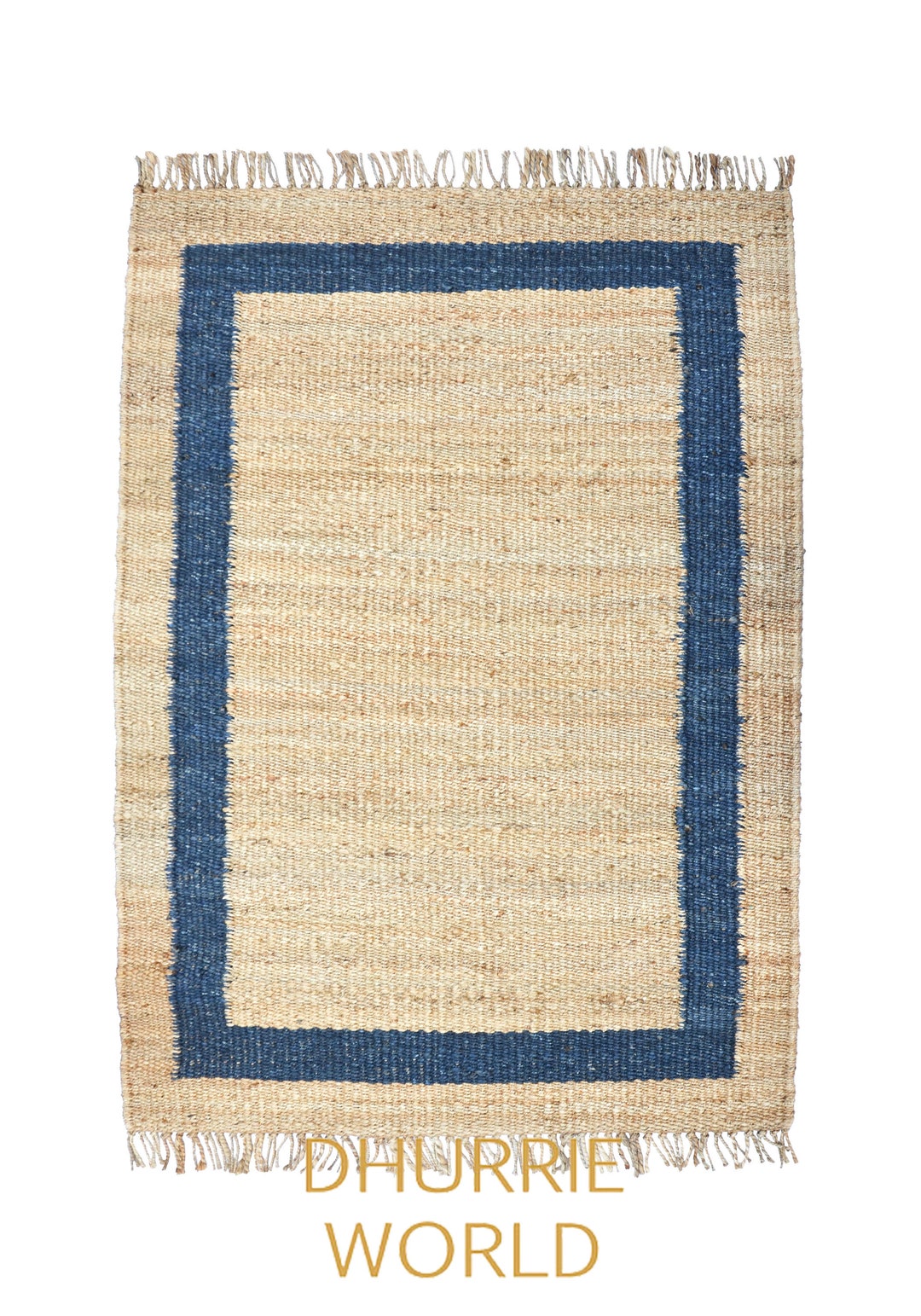 Bordered Jute Rug Natural Jute Bordered Rug, Boho Jute Area Rug, Custom Size Rug ...